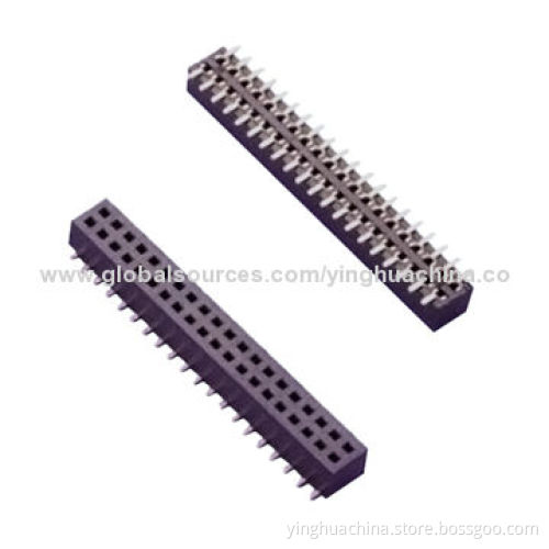 Female Headers, 1.0mm Pitch, SMT Dual-row, Height of 2.1mm, 5812